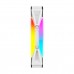 Corsair iCUE QL140 RGB LED PWM Fan, White Frame, 2-Pack with Lighting Node CORE Controller, 140mm Fan