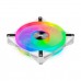 Corsair iCUE QL140 RGB LED PWM Fan, White Frame, 2-Pack with Lighting Node CORE Controller, 140mm Fan