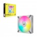 Corsair iCUE AF120 RGB ELITE High-Performance Fluid Dynamic Bearing Fan, 120mm — White