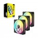 Corsair iCUE LINK LX120 RGB Fan Starter Kit, 120mm, 3 Pack with Controller — Black Corsair iCUE LINK LX120 RGB Fan Starter Kit, 120mm, 3 Pack with Controller — Black