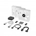 Corsair iCUE LINK QX120 RGB 3 Fan Starter Kit with iCUE LINK System Hub, 120mm — White