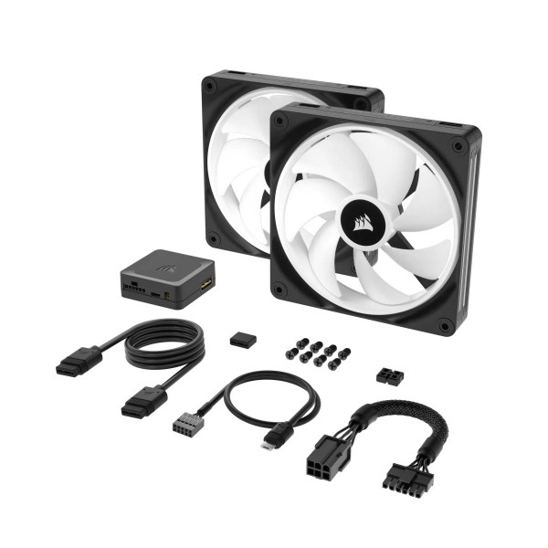 Corsair iCUE LINK QX140 RGB 2 Fan Starter Kit with iCUE LINK