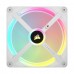 Corsair iCUE LINK QX140 RGB 2 Fan Starter Kit with iCUE LINK System Hub, 140mm — White
