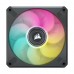 Corsair iCUE ML120 RGB ELITE Magnetic Levitation Premium LED Fan, 3 Pack with Lighting Node CORE Controller, 120mm — Black