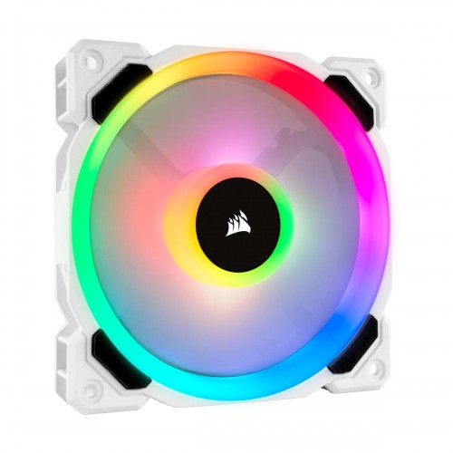 Corsair LL120 RGB Dual Light Loop White RGB LED PWM Fan, 120mm Fan