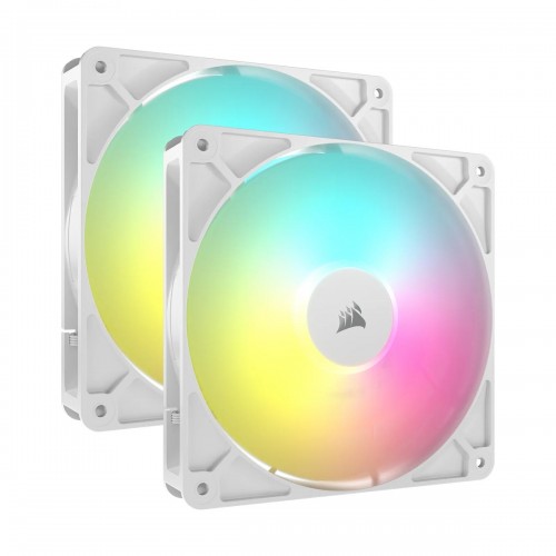 Corsair RS140 ARGB Case Fan Dual Pack, 140mm — White