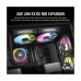 Corsair iCUE LINK RX120 RGB Fan Starter Kit, 120mm, 3 Pack with Controller — Black Corsair iCUE LINK RX120 RGB Fan Starter Kit, 120mm, 3 Pack with Controller — Black