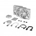 Corsair iCUE LINK RX120 RGB Fan Starter Kit, 120mm, 3 Pack with Controller — White