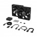 Corsair iCUE LINK RX140 Twin Fan Starter Kit, 140mm, 2 Pack with Controller — Black Corsair iCUE LINK RX140 Twin Fan Starter Kit, 140mm, 2 Pack with Controller — Black