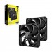 Corsair iCUE LINK RX140 Twin Fan Starter Kit, 140mm, 2 Pack with Controller — Black Corsair iCUE LINK RX140 Twin Fan Starter Kit, 140mm, 2 Pack with Controller — Black