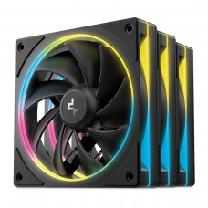 DEEPCOOL FL12 SE 3IN1 ARGB 120mm Fan, Pack of 3 — Black