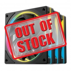 DEEPCOOL FL12 SE 3IN1 ARGB 120mm Fan, Pack of 3 — Black