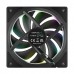 DEEPCOOL FL12R SE 3IN1 ARGB Reverse Flow 120mm Fan, Pack of 3 — Black DEEPCOOL FL12R SE 3IN1 ARGB Reverse Flow 120mm Fan, Pack of 3 — Black