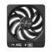 FSP ZENFAN Smart Fan with Digital Display & Intelligent Speed Control, 120mm — Black