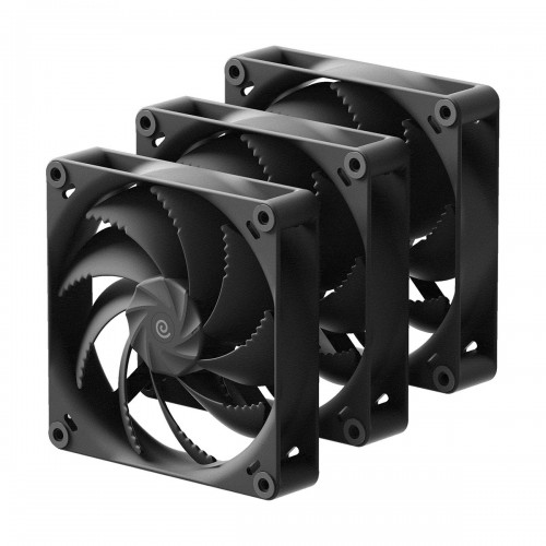 HAVN H14 PERFORMANCE FAN Daisy-Chainable Case Fan Triple Pack, 140mm — Black