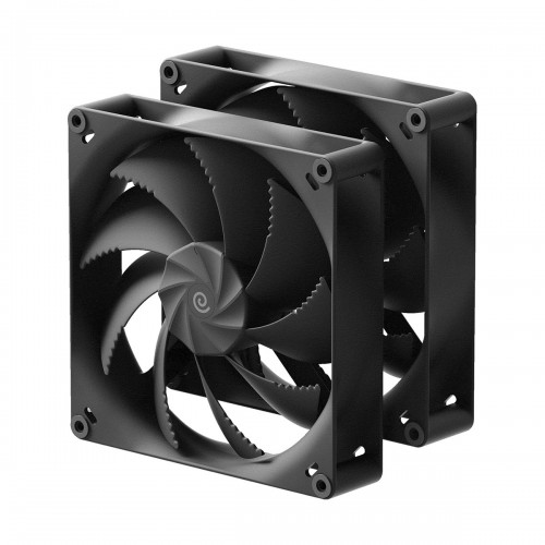 HAVN H18 PERFORMANCE FAN Daisy-Chainable Case Fan Double Pack, 180mm — Black