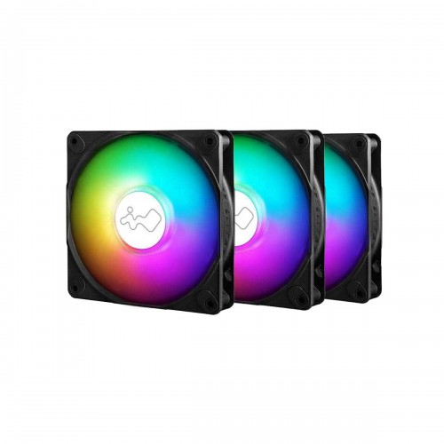 InWin Luna AL120 High Airflow ARGB, 3 Pack with Controller, 120mm Fan