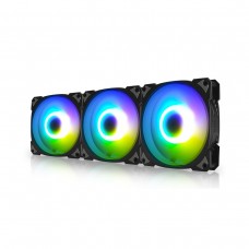 InWin NEPTUNE AN120 High-Performance ARGB Fan, 120mm, 3 Pack — Black