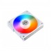 Lian Li UNI Fan AL120 High Static Pressure RGB LED PWM Fan, White Frame, 3-Pack with Controller, 120mm Fan