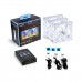 Lian Li UNI Fan AL120 High Static Pressure RGB LED PWM Fan, White Frame, 3-Pack with Controller, 120mm Fan