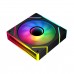 PCBuilder STORM PRISM ARGB Infinity Mirror Fan, 120mm — Black