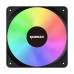 Raidmax X-AIR 4IN1 ARGB 120mm Fan, Pack of 4 — Black Raidmax X-AIR 4IN1 ARGB 120mm Fan, Pack of 4 — Black