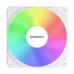 Raidmax X-AIR 4IN1 ARGB 120mm Fan, Pack of 4 — White Raidmax X-AIR 4IN1 ARGB 120mm Fan, Pack of 4 — White