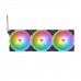 Thermaltake SWAFAN EX12 ARGB Case Fan with Swappable Fan Blades, 3 Pack, 120mm — Black Thermaltake SWAFAN EX12 ARGB Case Fan with Swappable Fan Blades, 3 Pack, 120mm — Black