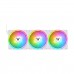 Thermaltake SWAFAN EX12 ARGB Case Fan with Swappable Fan Blades, 3 Pack, 120mm — White Thermaltake SWAFAN EX12 ARGB Case Fan with Swappable Fan Blades, 3 Pack, 120mm — White