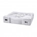 Thermaltake SWAFAN EX12 ARGB Case Fan with Swappable Fan Blades, 3 Pack, 120mm — White Thermaltake SWAFAN EX12 ARGB Case Fan with Swappable Fan Blades, 3 Pack, 120mm — White