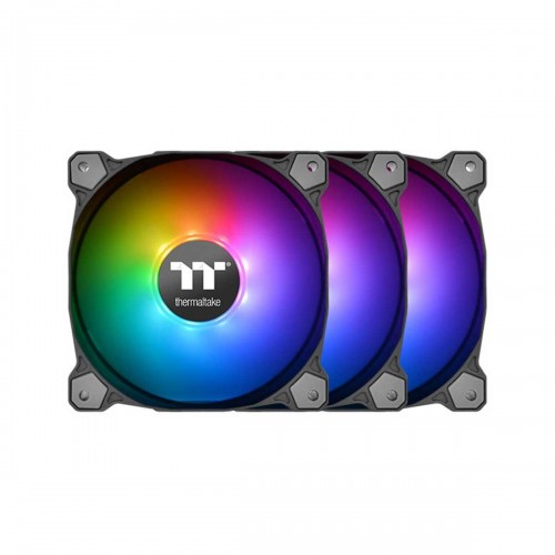 Thermaltake Pure 12 ARGB Sync LED High Airflow Radiator Fan, 3-Pack with Controller, 120mm Fan