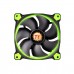 Thermaltake Riing 12 LED High Static Pressure LED 120mm Fan - Green