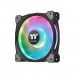 Thermaltake Riing Duo 14 RGB LED High Static Pressure Radiator Fan, 3-Pack with Controller, 140mm Fan Thermaltake Riing Duo 14 RGB LED High Static Pressure Radiator Fan, 3-Pack with Controller, 140mm Fan