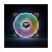 Thermaltake Riing Quad 12 RGB High Airflow Radiator Fan, 3-Pack with Controller, 120mm Fan Thermaltake Riing Quad 12 RGB High Airflow Radiator Fan, 3-Pack with Controller, 120mm Fan