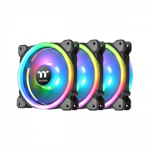 Thermaltake Riing Trio 14 RGB High Static Pressure Radiator Fan, 3-Pack with Controller, 140mm Fan Thermaltake Riing Trio 14 RGB High Static Pressure Radiator Fan, 3-Pack with Controller, 140mm Fan