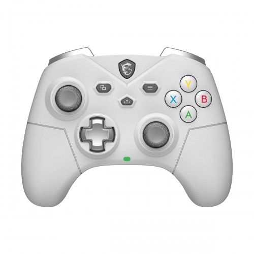 MSI FORCE GC300 WHITE Dual Analogue Stick Rumble Gamepad, White — Wireless & USB