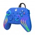PDP AFTERGLOW WAVE XBOX SERIES X|S & PC RGB Dual Analogue Stick Rumble Gamepad, Blue — USB