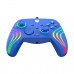 PDP AFTERGLOW WAVE XBOX SERIES X|S & PC RGB Dual Analogue Stick Rumble Gamepad, Blue — USB