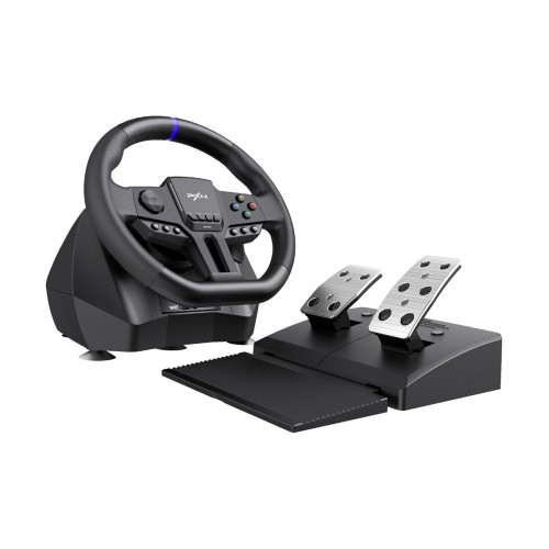 PXN V900 GEN2 RGB Racing Wheel & Pedals, Vibration, Compatible PC & Console