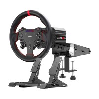PXN VD6 Direct Drive Racing Wheel Base, W AS Steering Wheel, PD HM Pedals & Z8 Mounting Clamps Racing Bundle, Force Feedback