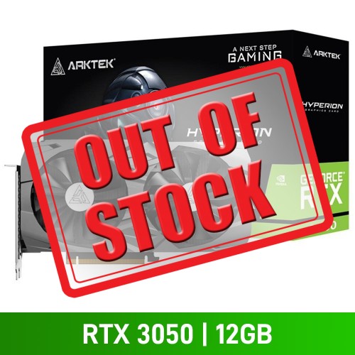 Arktek GeForce RTX 3060 HYPERION V1 Graphics Card, 12GB Arktek GeForce RTX 3060 HYPERION V1 Graphics Card, 12GB