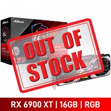 ASRock Radeon RX 6900 XT Phantom Gaming D 16G OC Graphics Card, 16GB