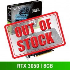 ASUS DUAL GeForce RTX 3050 V2 OC Edition Graphics Card, 8GB
