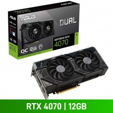 ASUS GeForce RTX 4070 DUAL OC Edition Graphics Card, 12GB