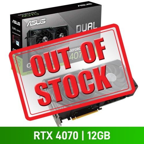 ASUS GeForce RTX 4070 DUAL OC Edition Graphics Card, 12GB