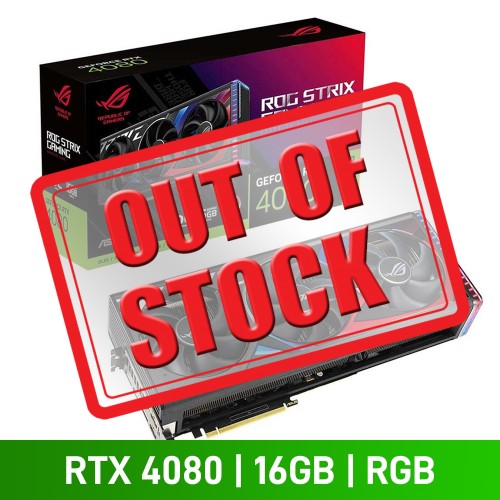 ASUS ROG STRIX GeForce RTX 4080 16GB OC Edition Graphics Card, 16GB