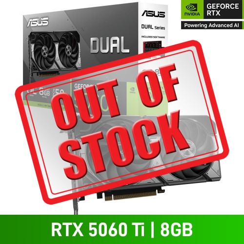 ASUS DUAL GeForce RTX 5060 Ti OC Edition 8GB GDDR7 Graphics Card, 8GB ASUS DUAL GeForce RTX 5060 Ti OC Edition 8GB GDDR7 Graphics Card, 8GB
