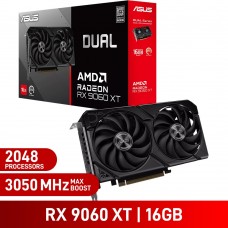 ASUS DUAL Radeon RX 9060 XT 16GB GDDR6 Graphics Card, 16GB