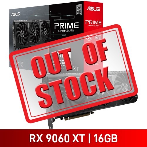 ASUS PRIME Radeon RX 9060 XT OC Edition 16GB GDDR6 Graphics Card, 16GB