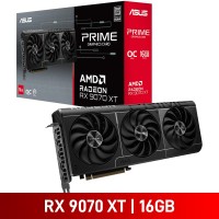 ASUS PRIME Radeon RX 9070 XT OC Edition 16GB GDDR6 Graphics Card, 16GB